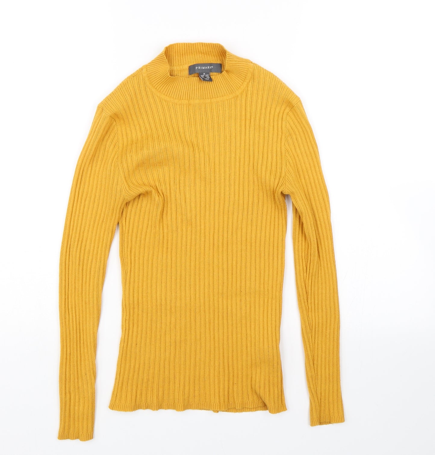 Primark Womens Yellow Striped  Pullover Jumper Size 12