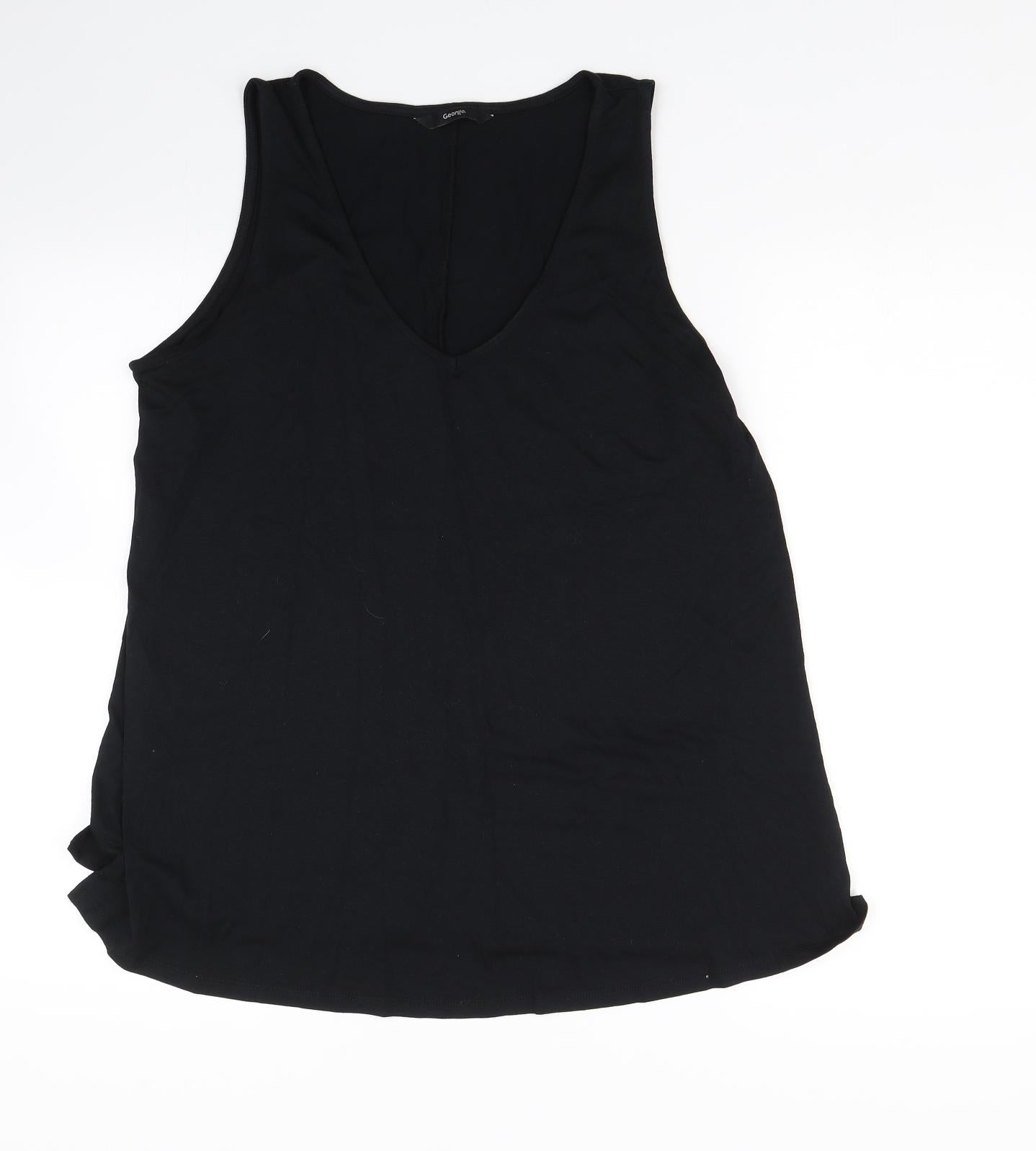 George Womens Black   Basic Tank Size 16
