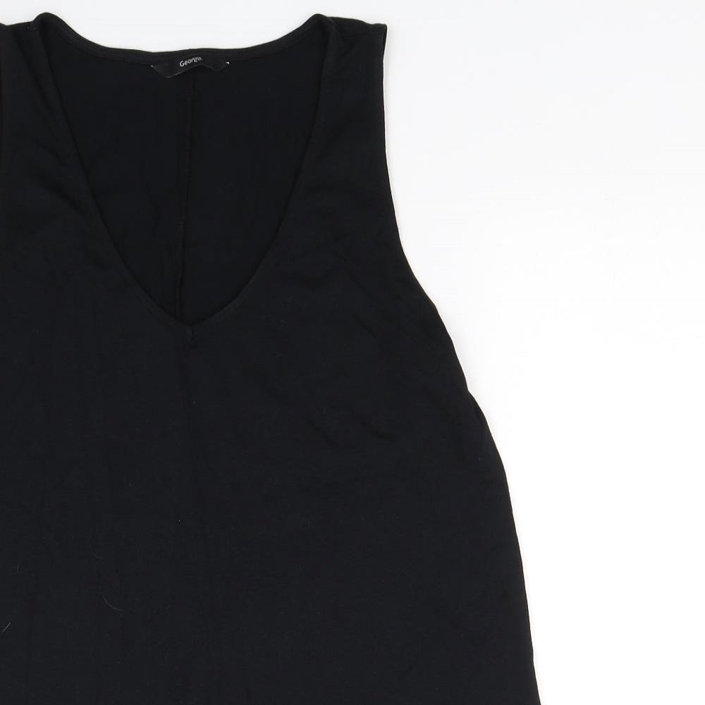George Womens Black   Basic Tank Size 16