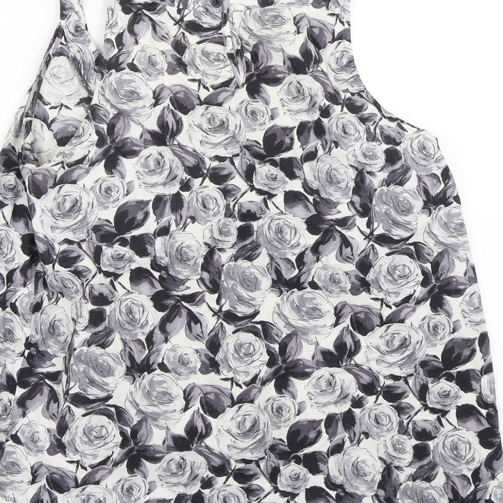 Dorothy Perkins Womens Blue Floral  Basic Tank Size 14