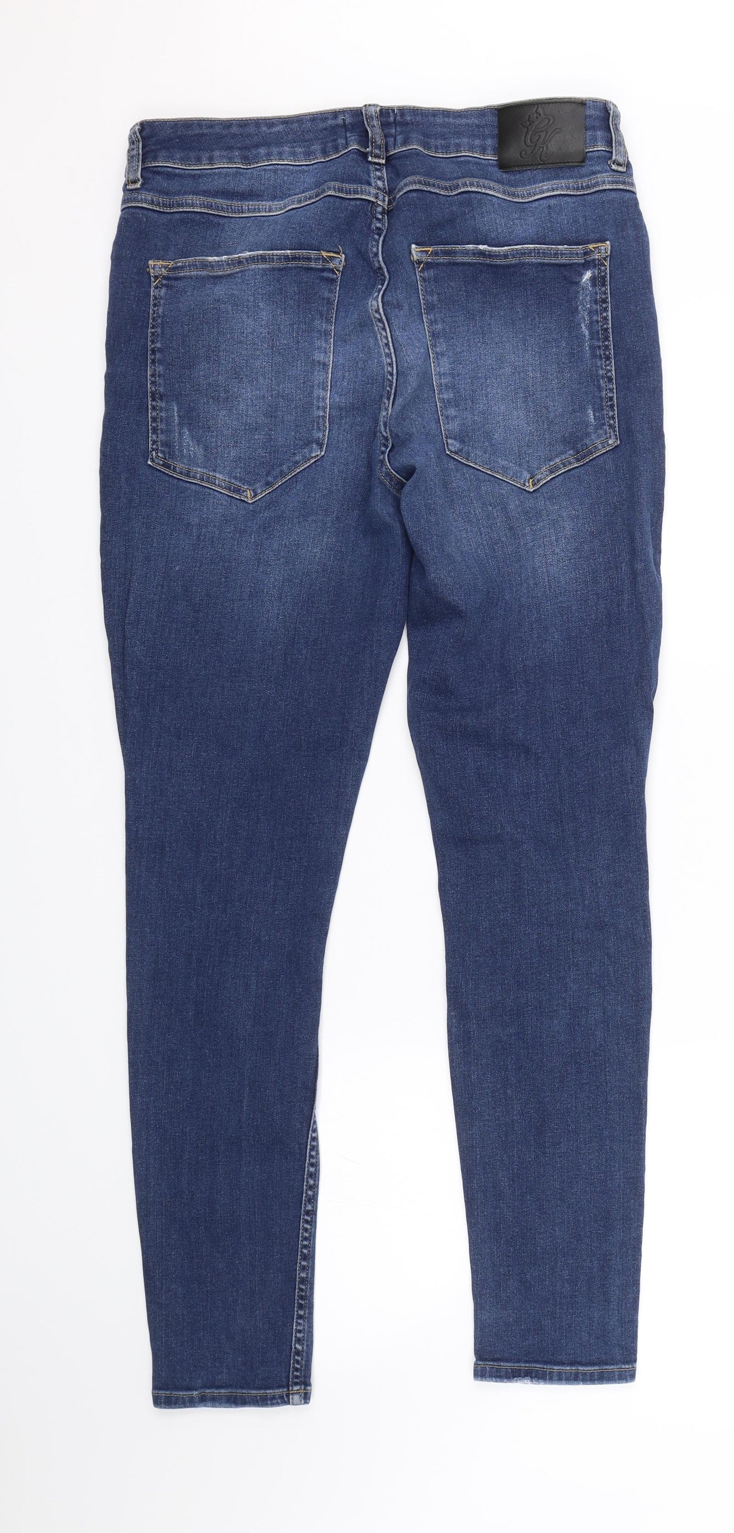 Gym King Mens Blue  Denim Skinny Jeans Size 34 L27 in