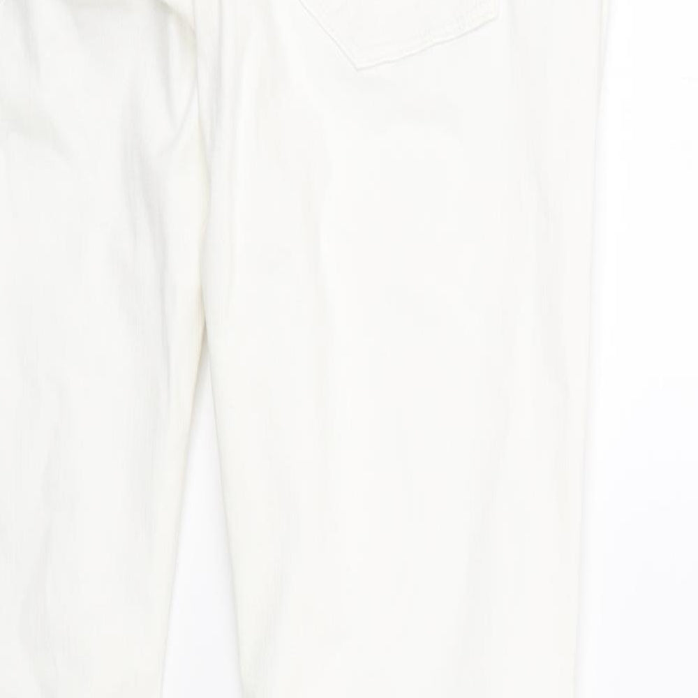 River Island Womens White  Denim Skinny Jeans Size 32 L29 in