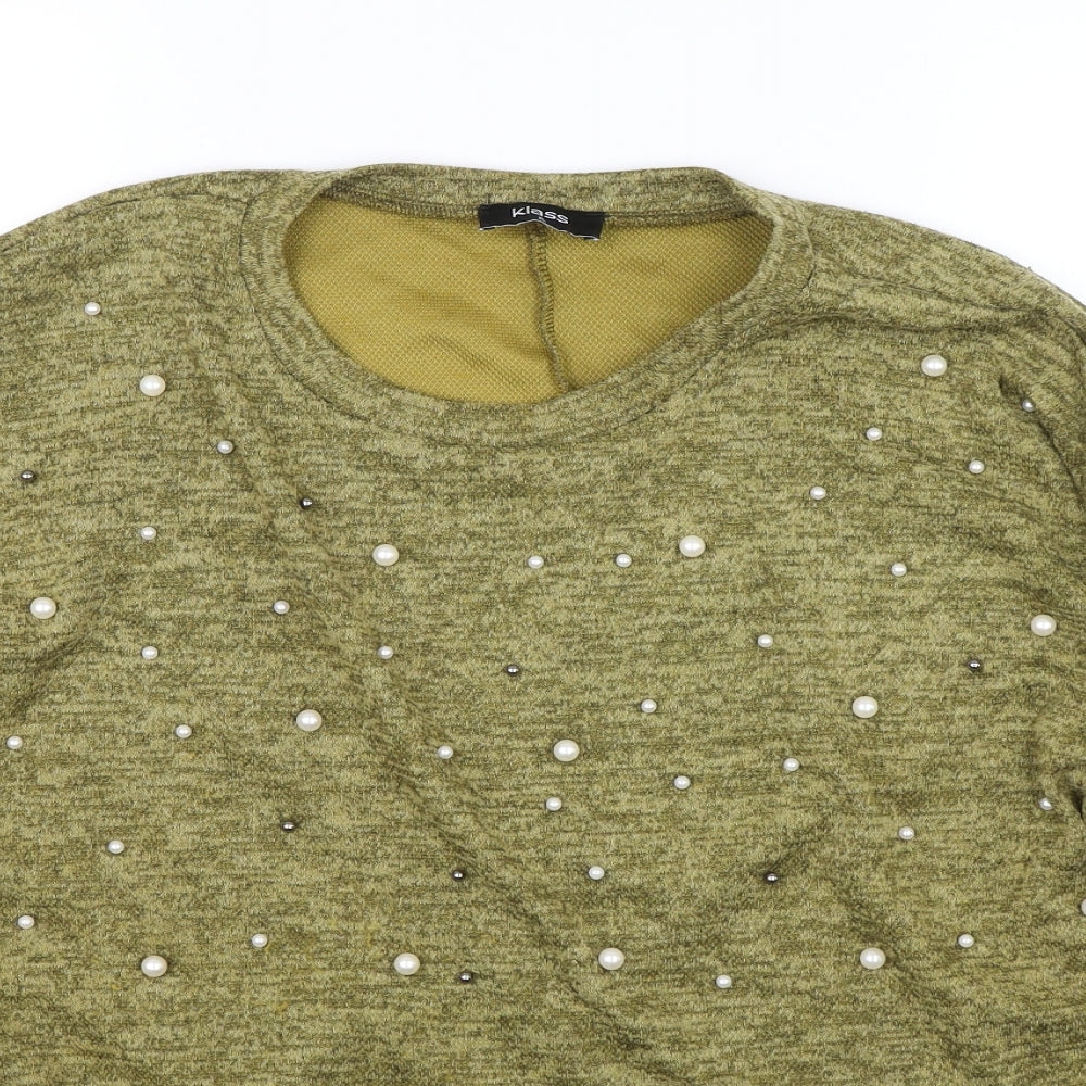 Klass Womens Green   Pullover Jumper Size XL