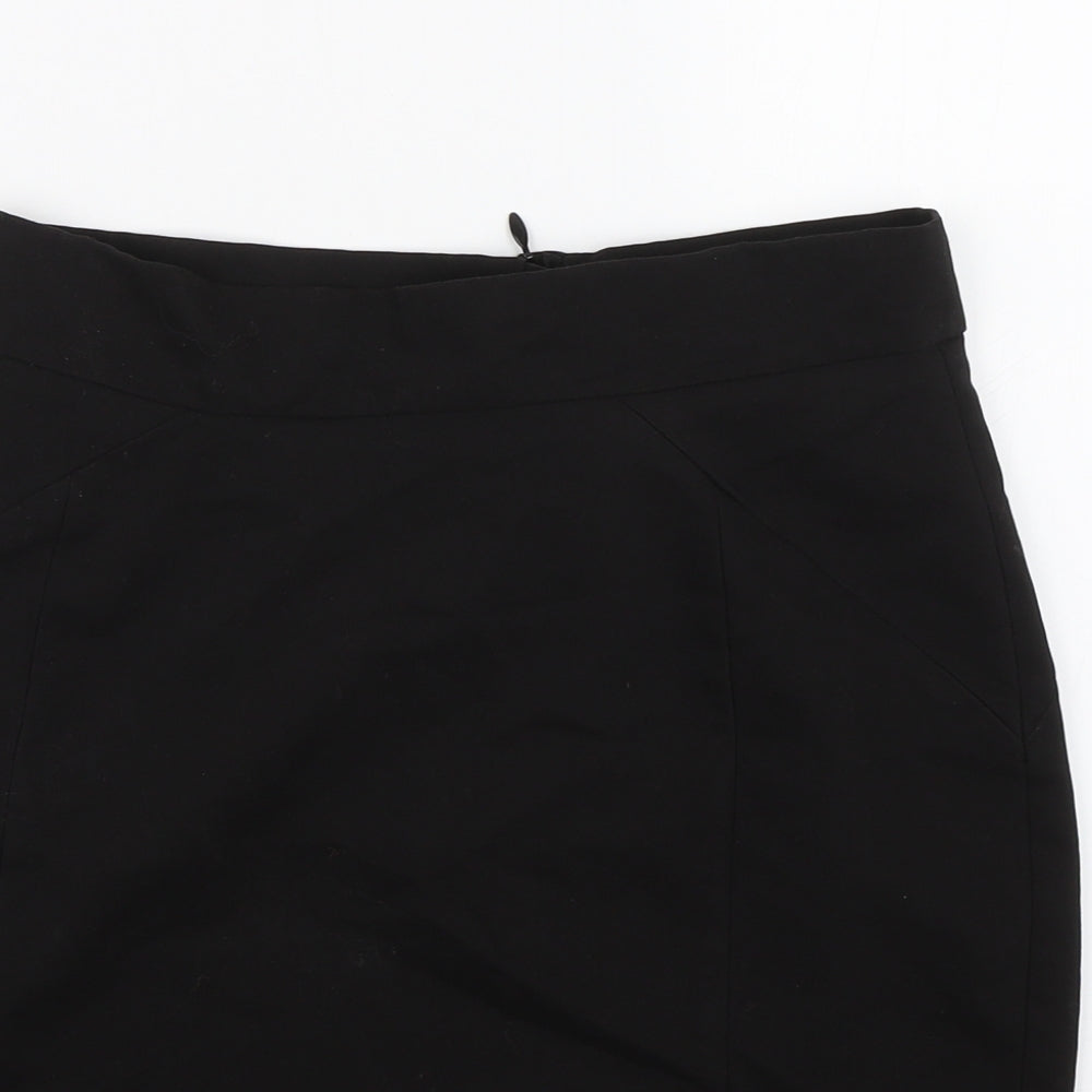 H&M Womens Black   Straight & Pencil Skirt Size 8  - Workwear