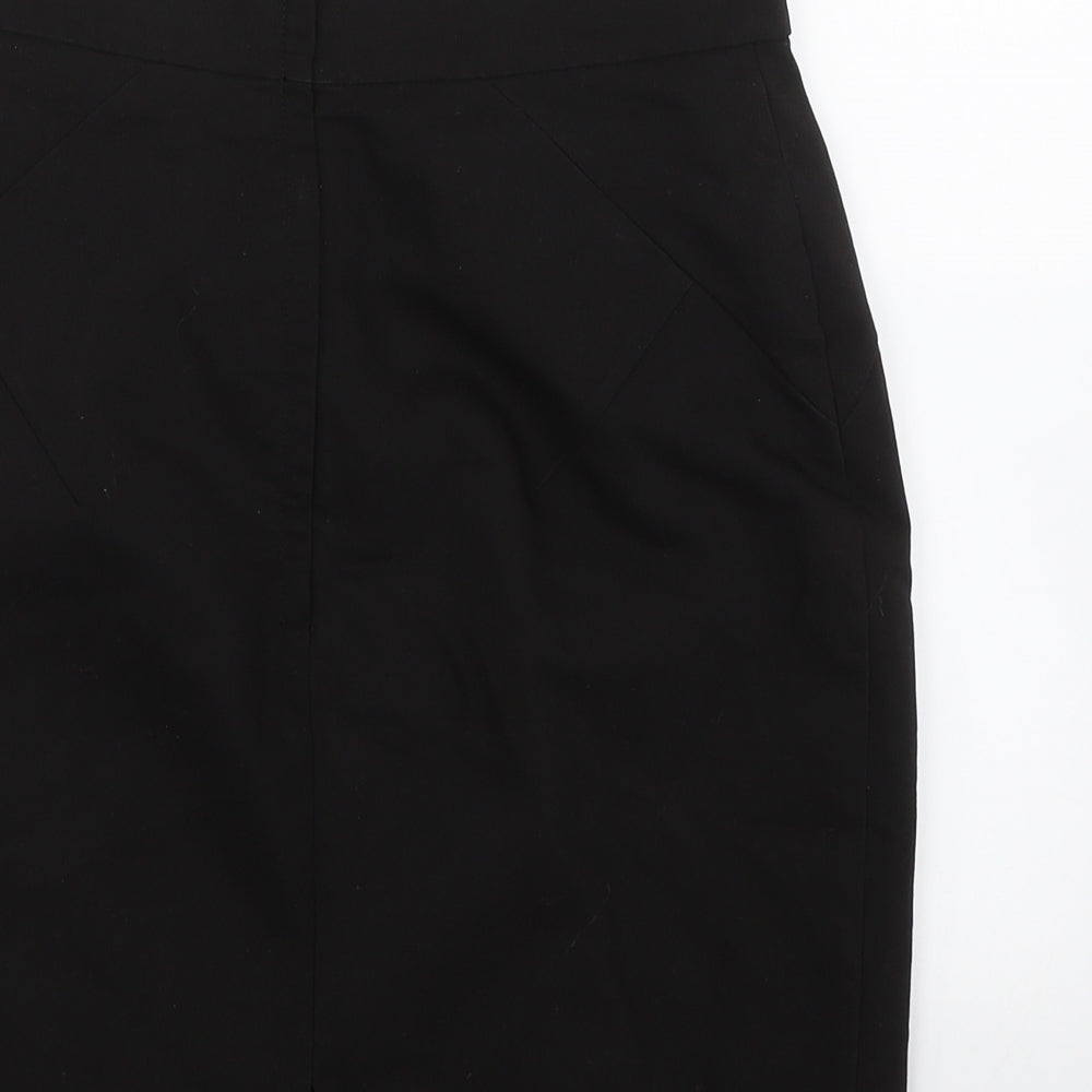 H&M Womens Black   Straight & Pencil Skirt Size 8  - Workwear