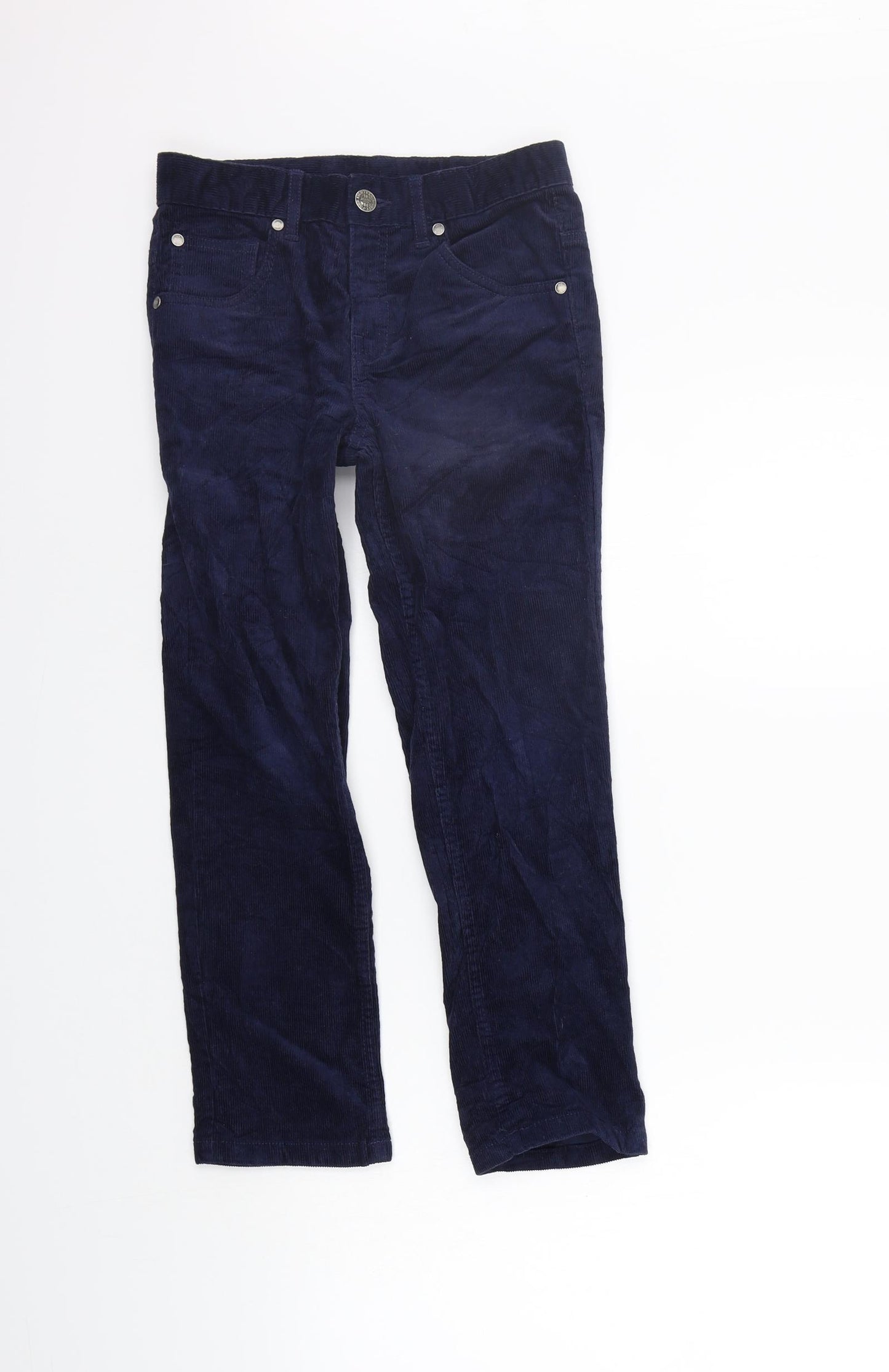 Marks and Spencer Girls Blue   Chino Trousers Size 8-9 Years