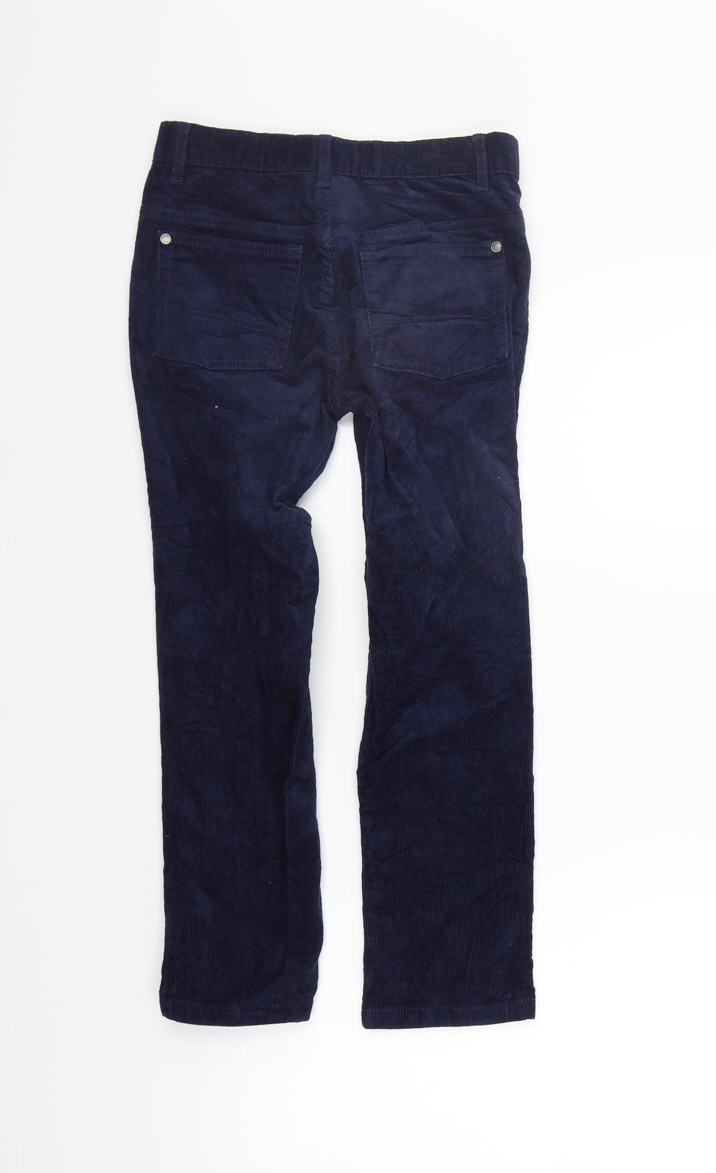 Marks and Spencer Girls Blue   Chino Trousers Size 8-9 Years