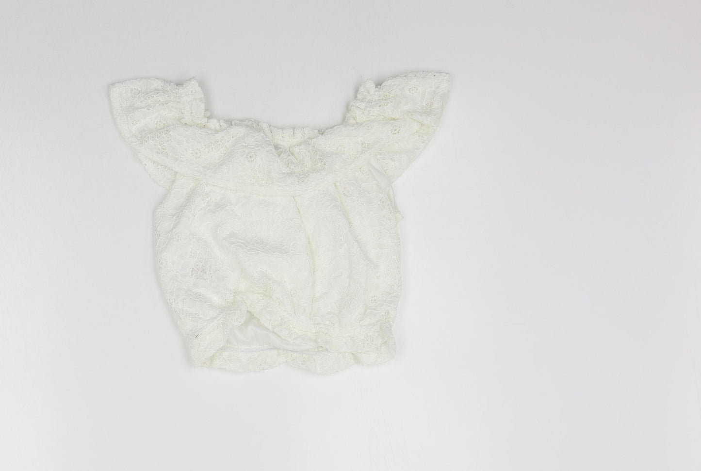 New Look Girls White   Basic T-Shirt Size 9 Years