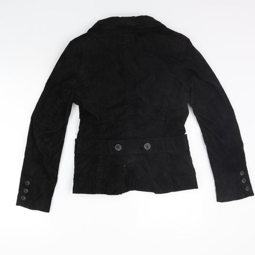 H&M Womens Black   Jacket Coat Size 10