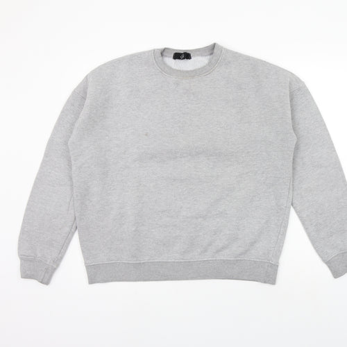 Missguided Womens Grey   Pullover Jumper Size 14  - washable mark