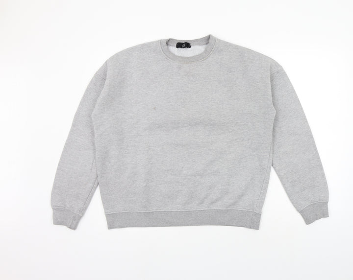 Missguided Womens Grey   Pullover Jumper Size 14  - washable mark