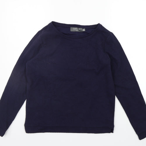 Coercion Womens Blue   Pullover Jumper Size S