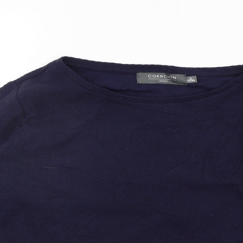 Coercion Womens Blue   Pullover Jumper Size S