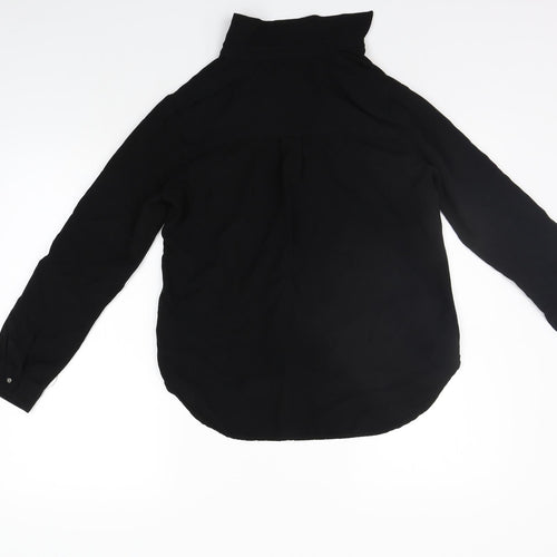 New Look Womens Black   Basic Button-Up Size 8