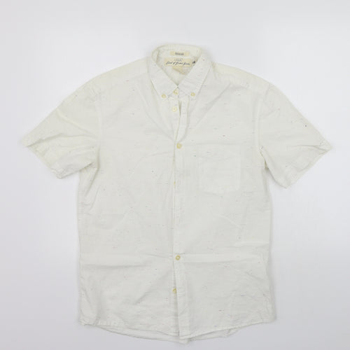 H&M Mens White    Button-Up Size S  - washable mark