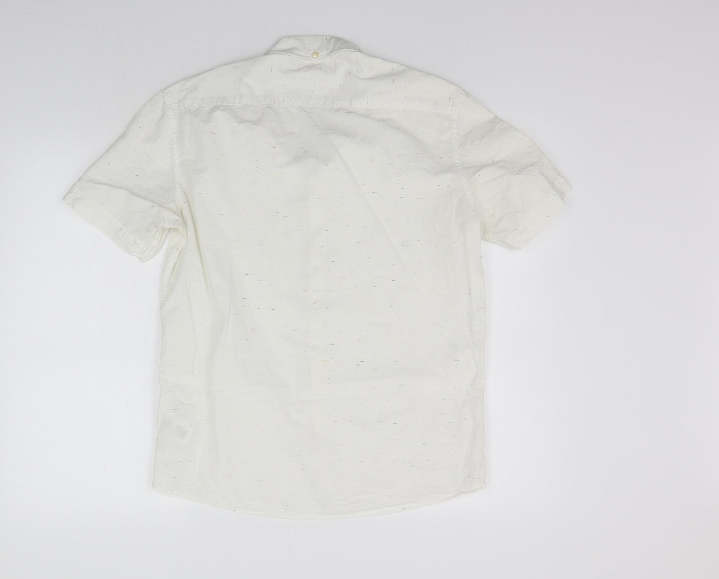 H&M Mens White    Button-Up Size S  - washable mark