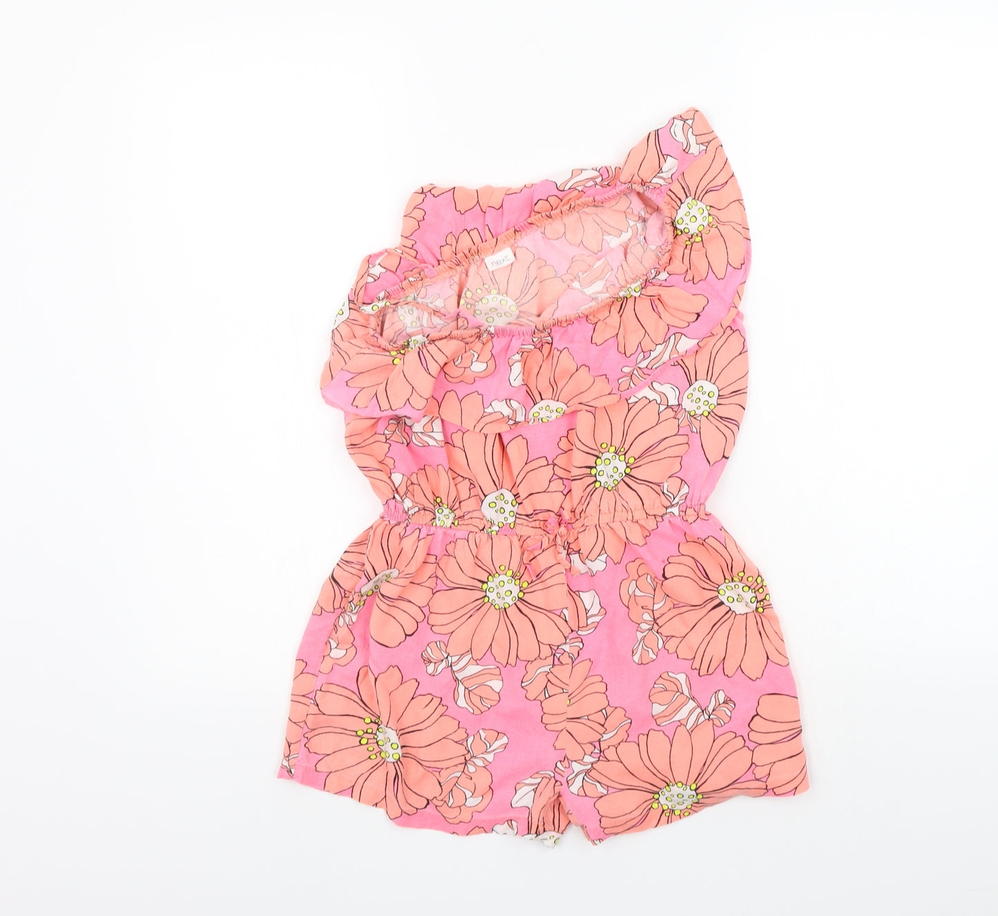 NEXT Girls Pink Geometric  Jumpsuit Outfit/Set Size 10 Years