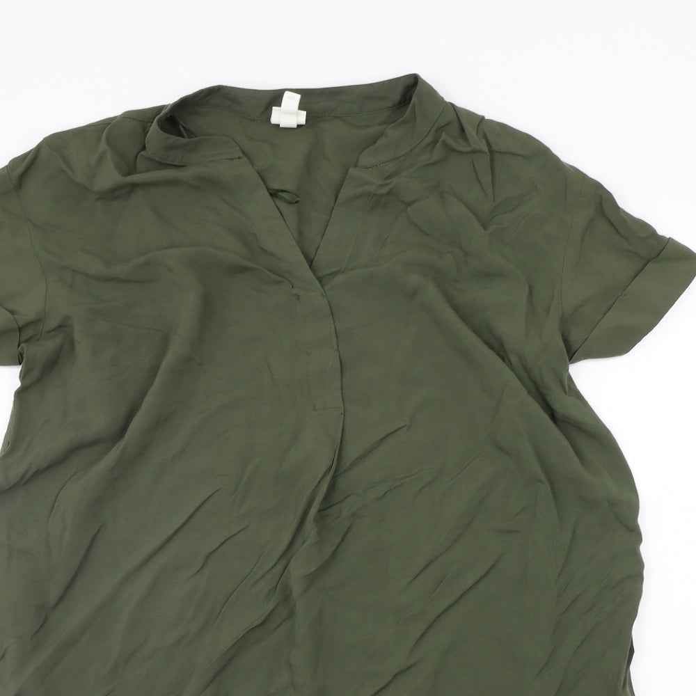 H&M Womens Green   A-Line  Size M