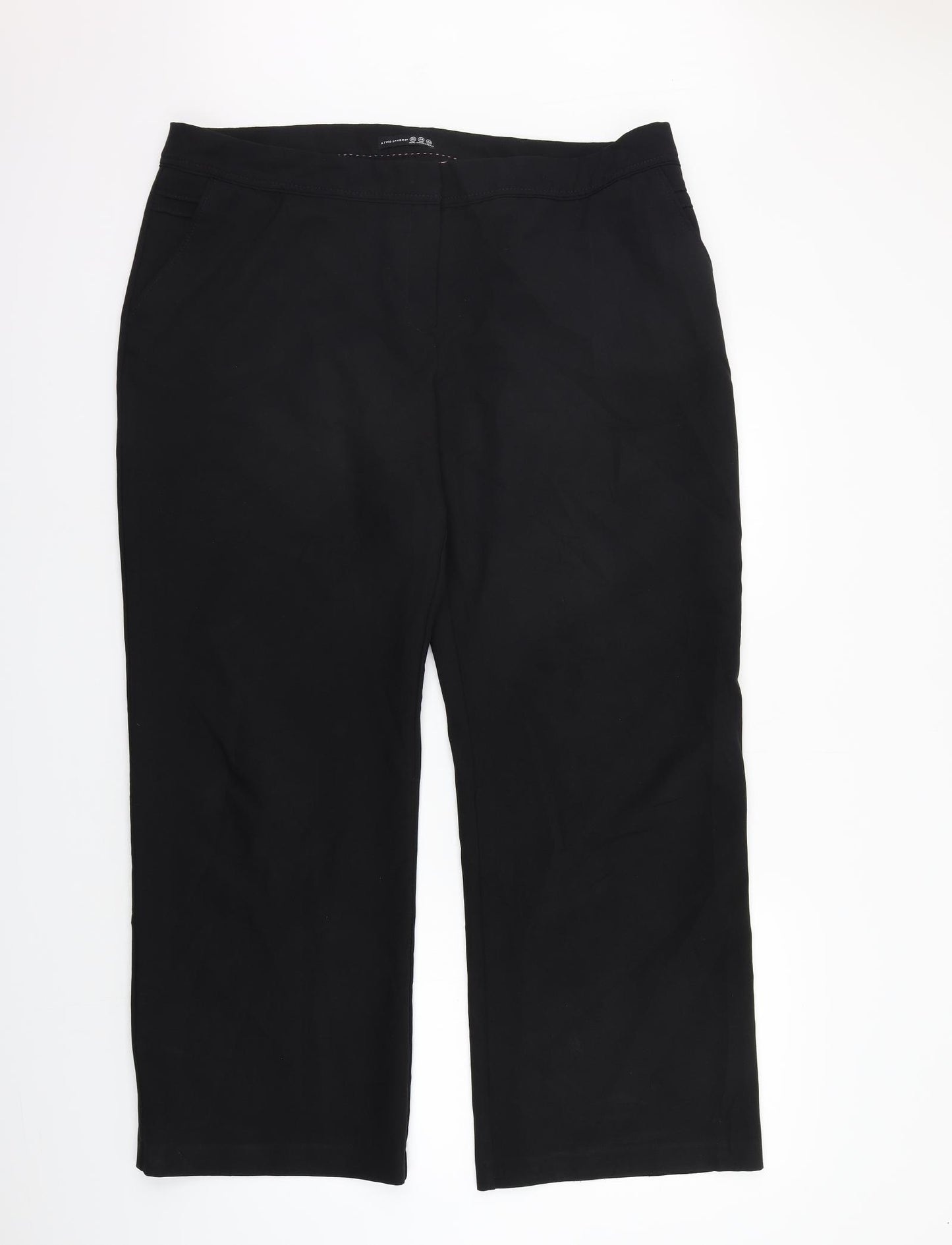 Atmosphere Womens Black   Trousers  Size 20 L28 in