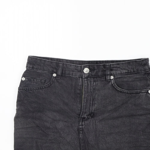 H&M Womens Grey   A-Line Skirt Size 6