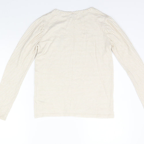 TU Girls Beige Striped  Pullover Jumper Size 12 Years