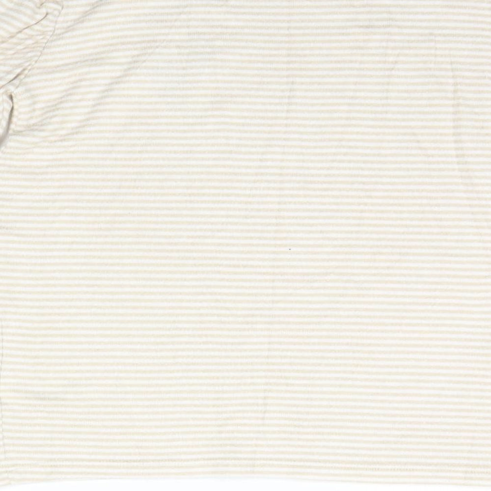 TU Girls Beige Striped  Pullover Jumper Size 12 Years