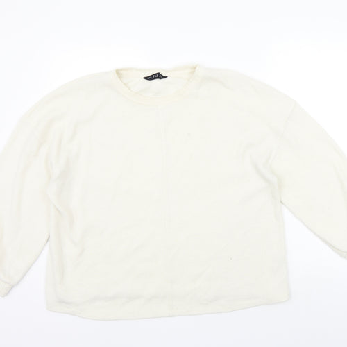 F&F Womens Beige   Pullover Jumper Size 14