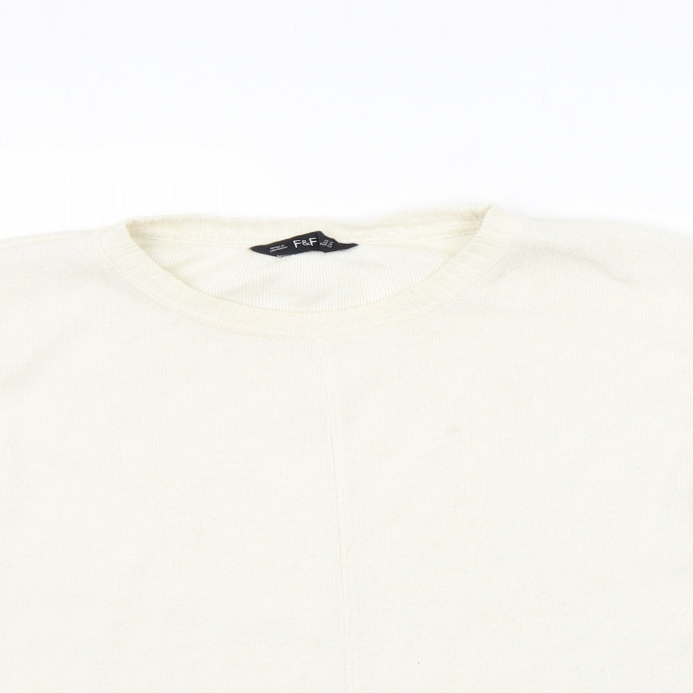 F&F Womens Beige   Pullover Jumper Size 14