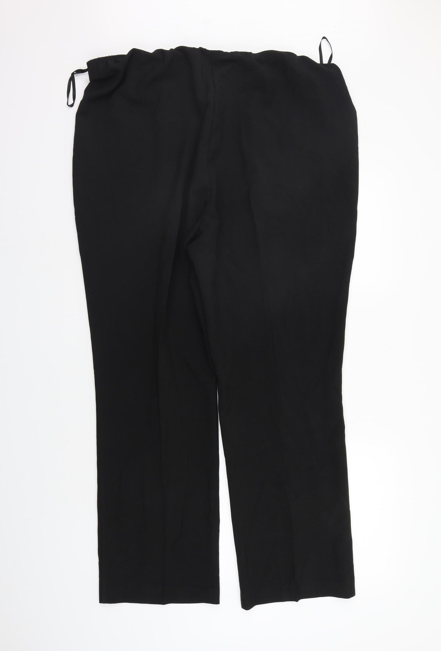 JULIPA Womens Black   Trousers  Size 22 L29 in - Elastic Waist Band