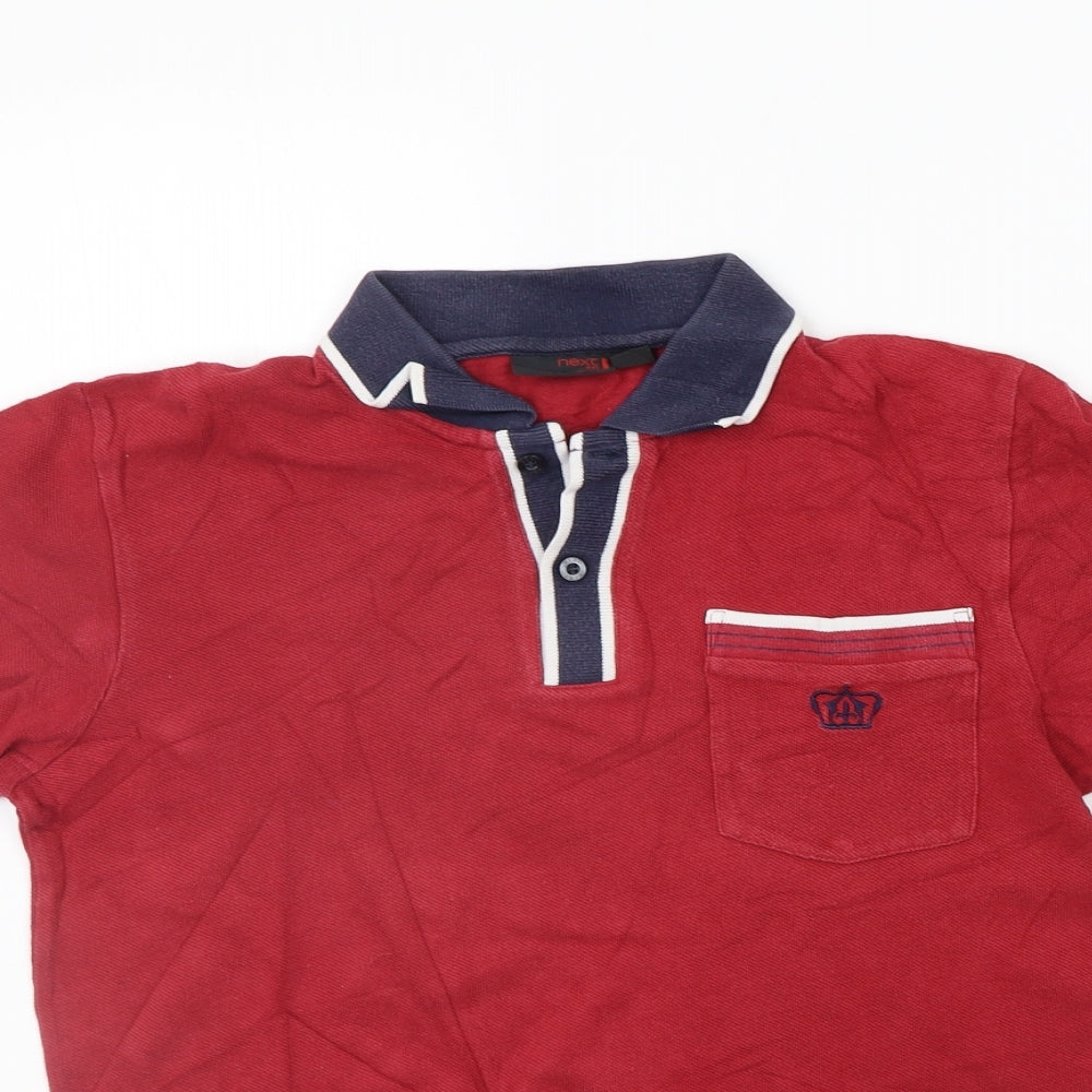 NEXT Girls Red   Basic Polo Size 11 Years