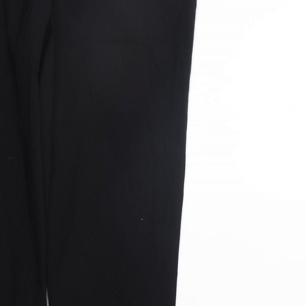 Papaya Womens Black   Trousers  Size 14 L30 in