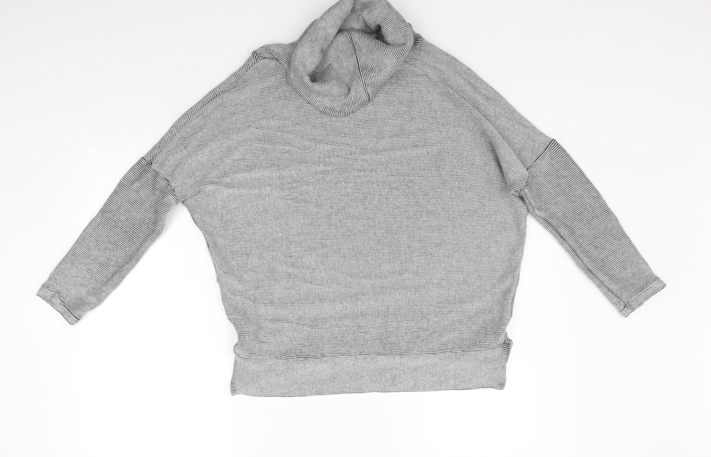 Atmospshere Womens Grey Striped  Pullover Jumper Size 8