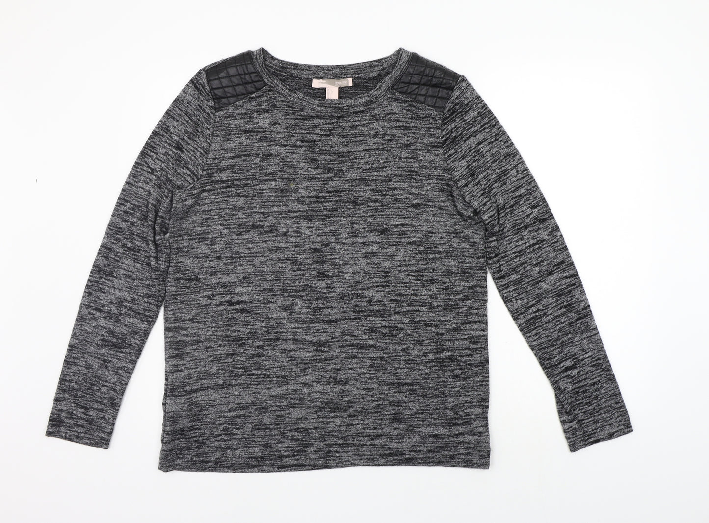 FOREVER 21 Womens Grey Geometric  Pullover Jumper Size L  - washable mark