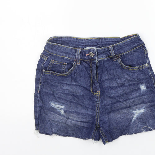 Candy Womens Blue   Cut-Off Shorts Size 12