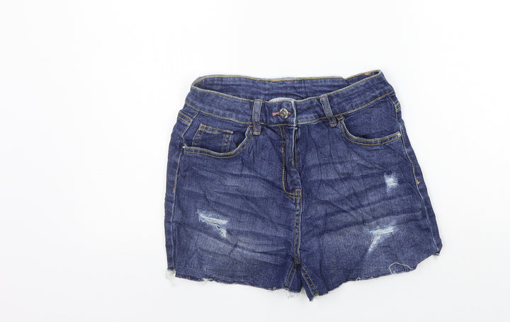 Candy Womens Blue   Cut-Off Shorts Size 12