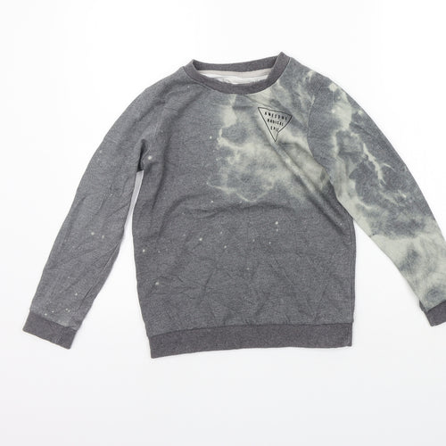 TU Girls Grey   Pullover Jumper Size 8 Years
