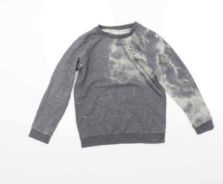 TU Girls Grey Pullover Jumper Size 8 Years
