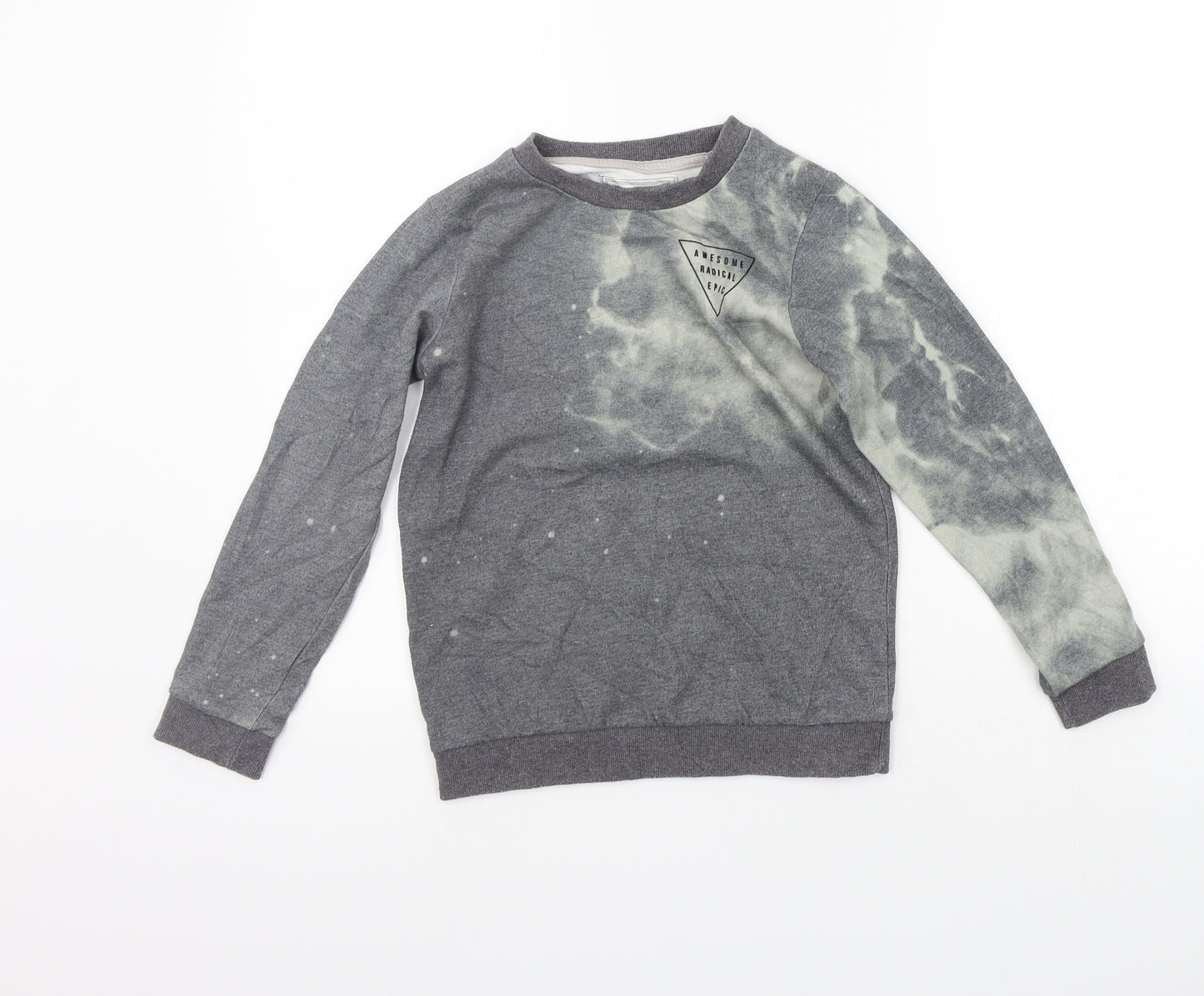 TU Girls Grey   Pullover Jumper Size 8 Years