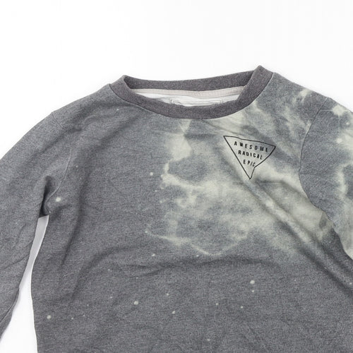 TU Girls Grey   Pullover Jumper Size 8 Years