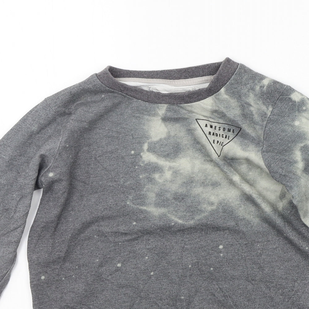 TU Girls Grey   Pullover Jumper Size 8 Years