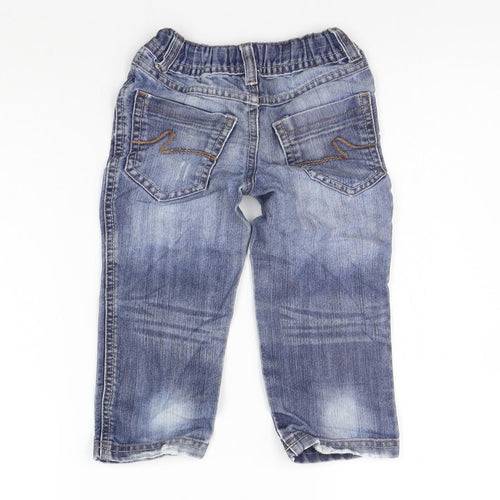 Marks and Spencer Girls Blue   Straight Jeans Size 2-3 Years
