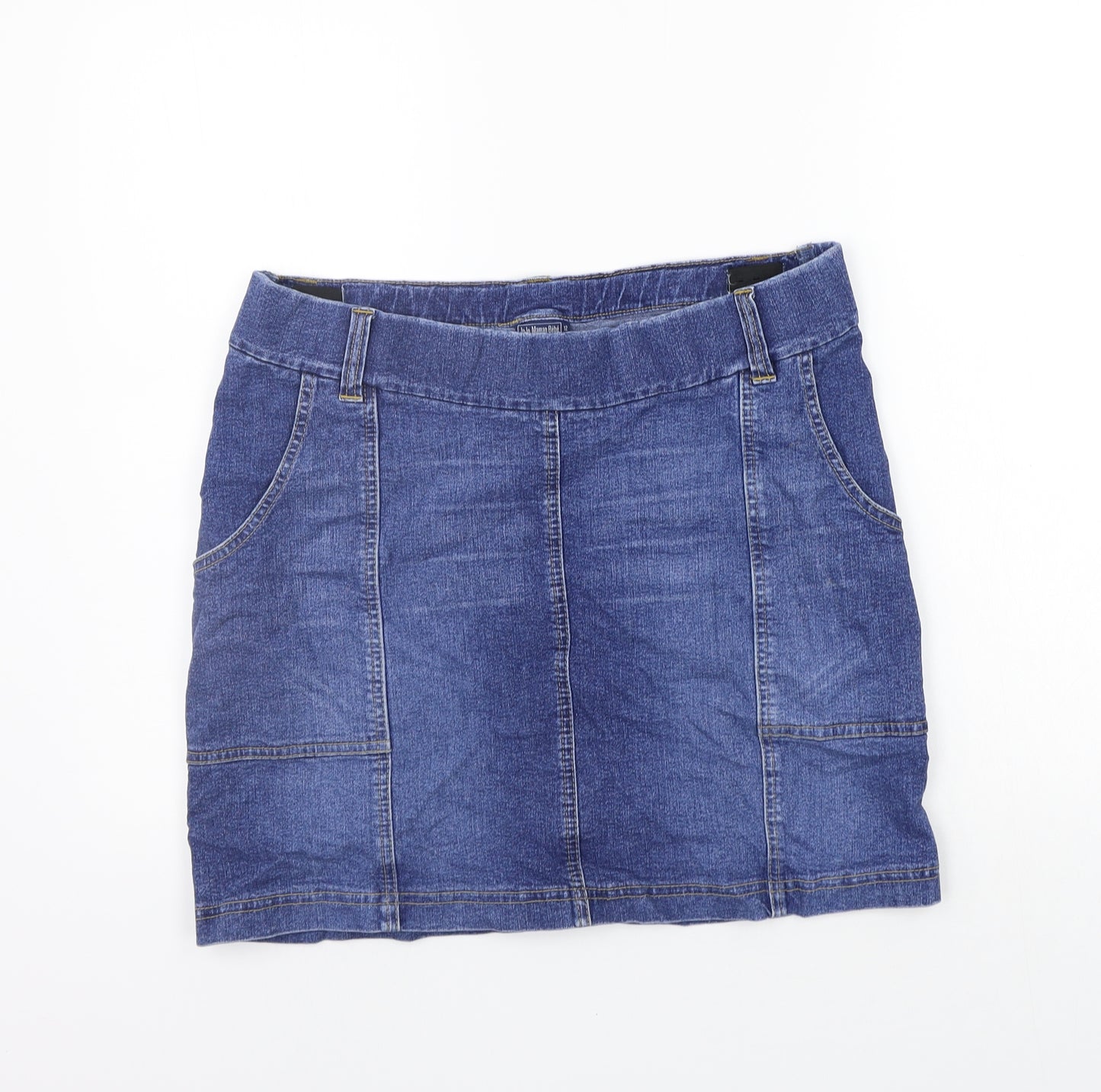 JoJo Maman Bébé Womens Blue   Cut-Off Shorts Size 12