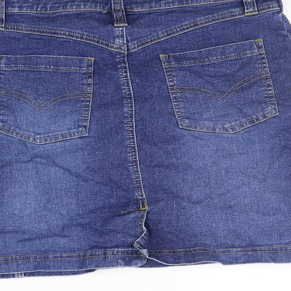 JoJo Maman Bébé Womens Blue   Cut-Off Shorts Size 12