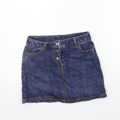NEXT Girls Blue   Cut-Off Shorts Size 10 Years