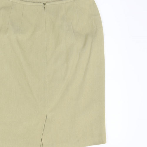 KS Selection Womens Beige   A-Line Skirt Size 14