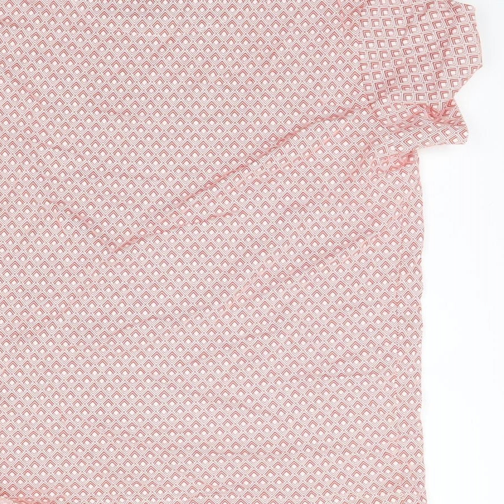 Ted Baker Boys Red Geometric  Basic T-Shirt Size 11 Years  - washable mark