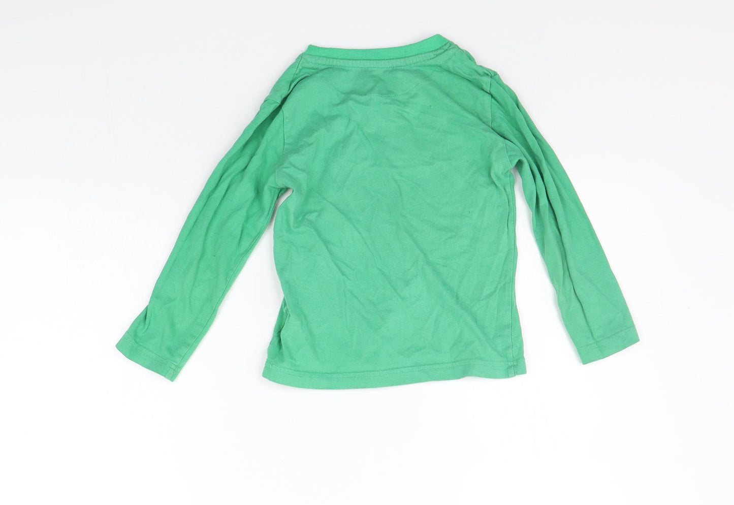 Primark Boys Green   Basic T-Shirt Size 5-6 Years  - Ninja Turtle