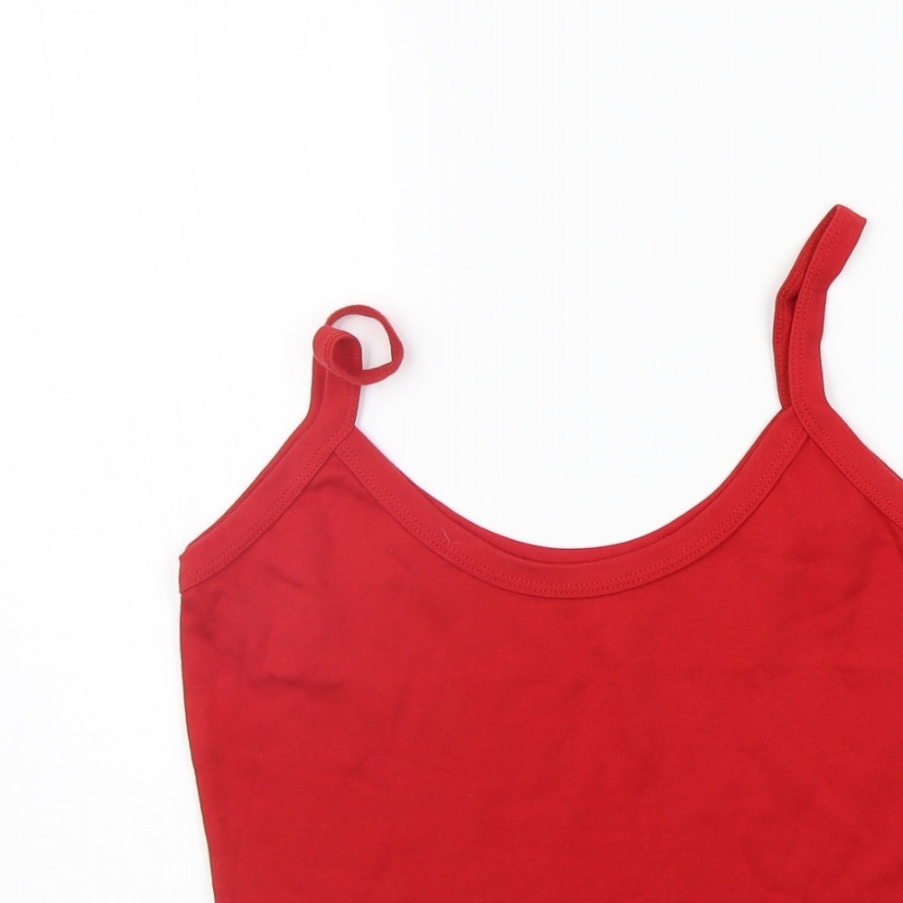 Preworn Womens Red   Basic Tank Size 16