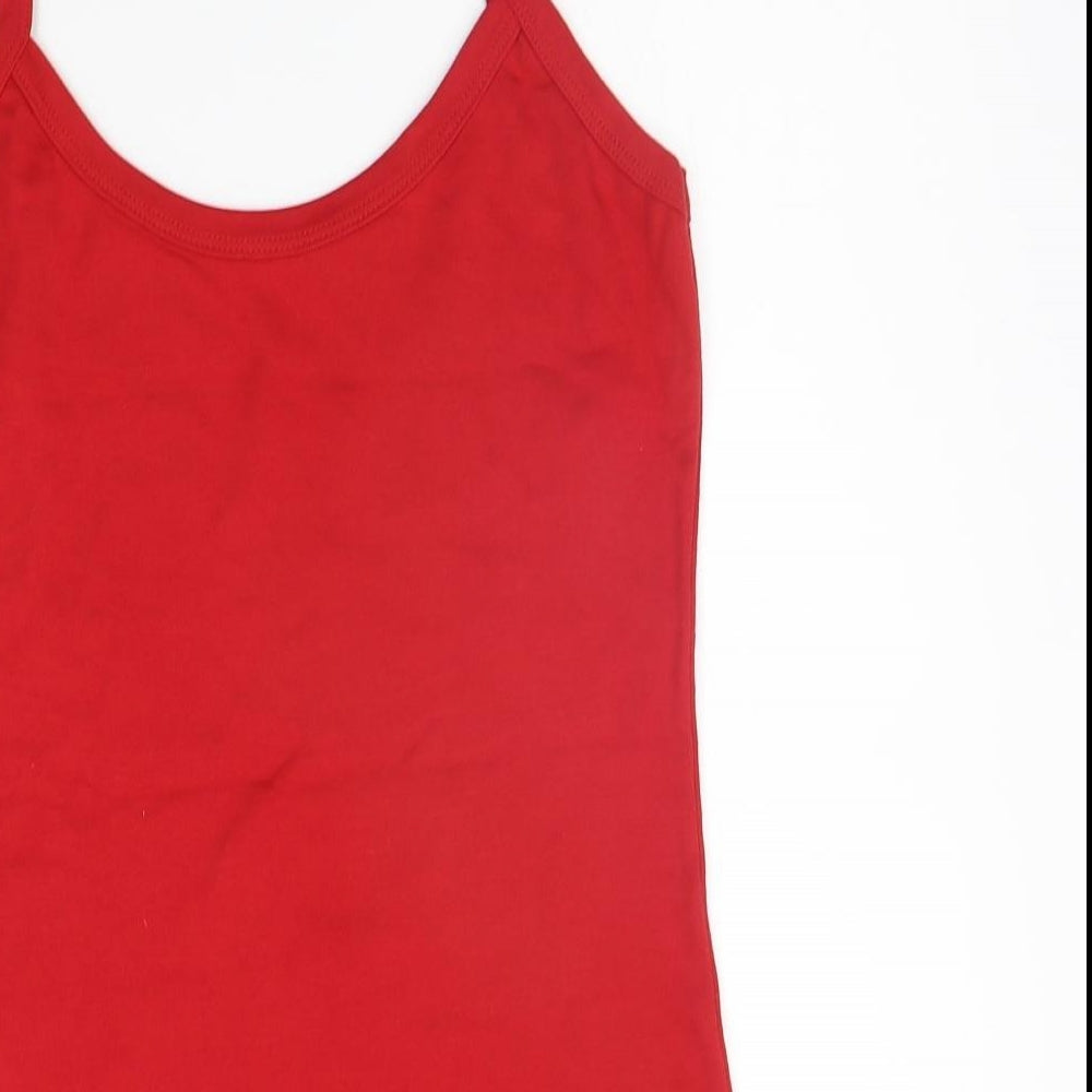 Preworn Womens Red   Basic Tank Size 16
