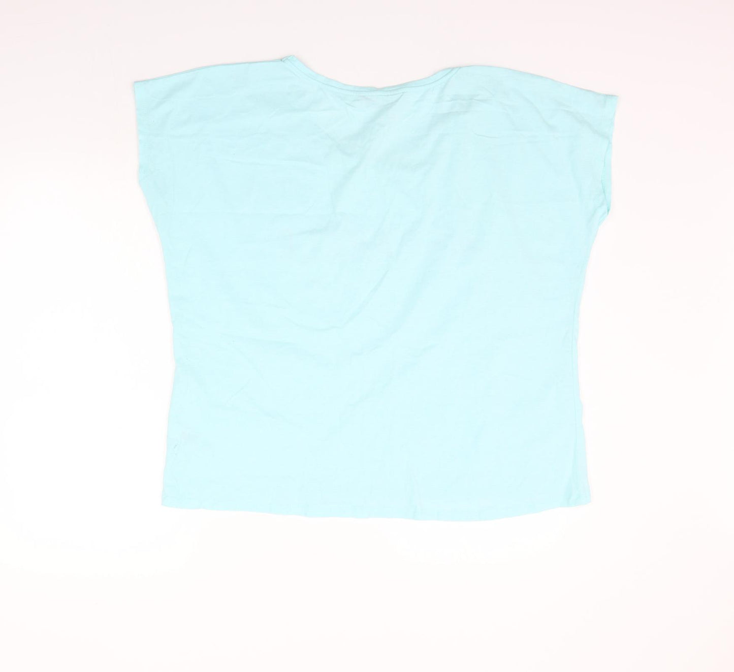 George Womens Blue   Basic T-Shirt Size 18  - sparkle